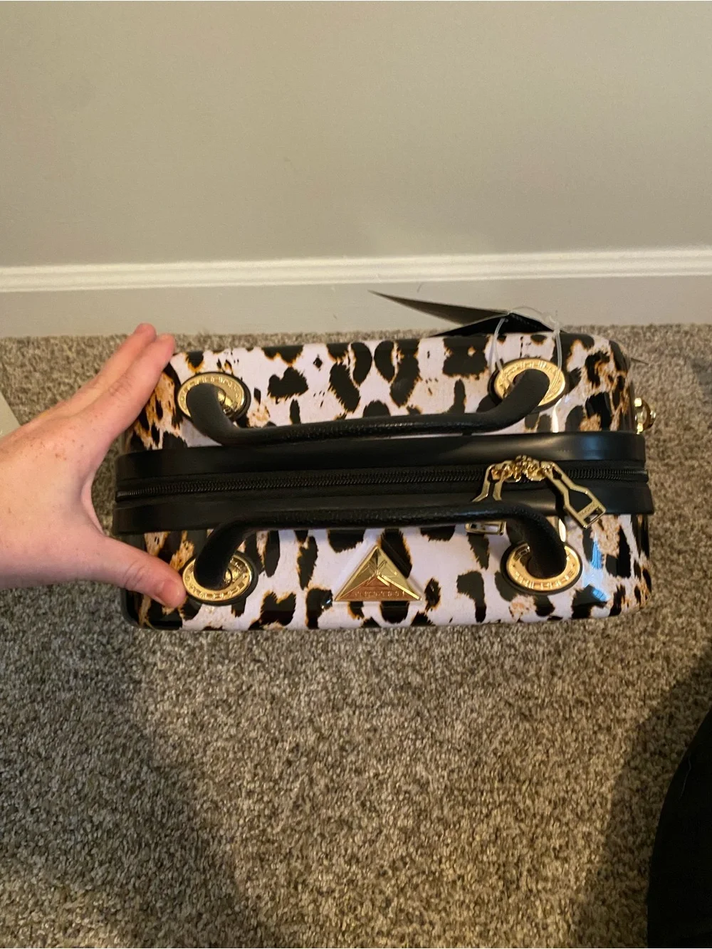 Triforce Elite Performance Travelware Leopard Print Makeup Bag / Suitcase NWT